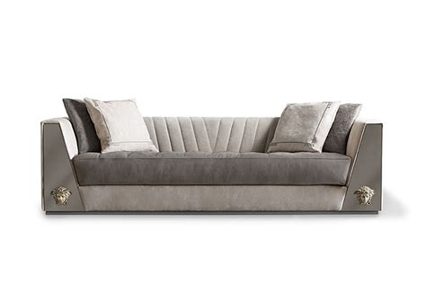 versace rolled arm sofa|Versace home outlet.